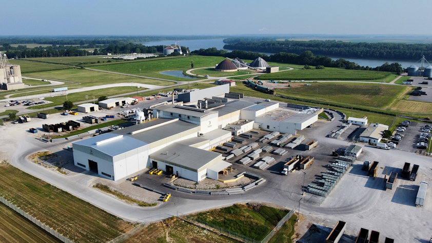 Hydro's aluminium recycling plant in Henderson, Kentucky. Hydro's aluminium recycling plant in Henderson, Kentucky.